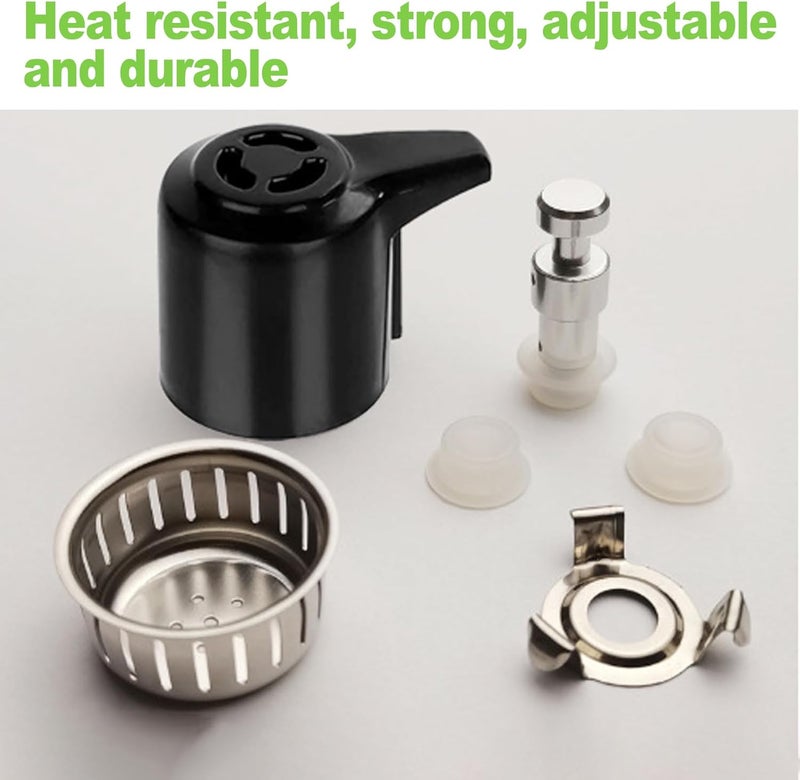 CeroDimo Universal Pressure Cooker Steam Release Valve and Float Valve Replacement with Silicone Caps, Compatible with 3, 5, 6, 8 Quart Models – Pressure Cooker Accessories and Replacement Parts - Image 5